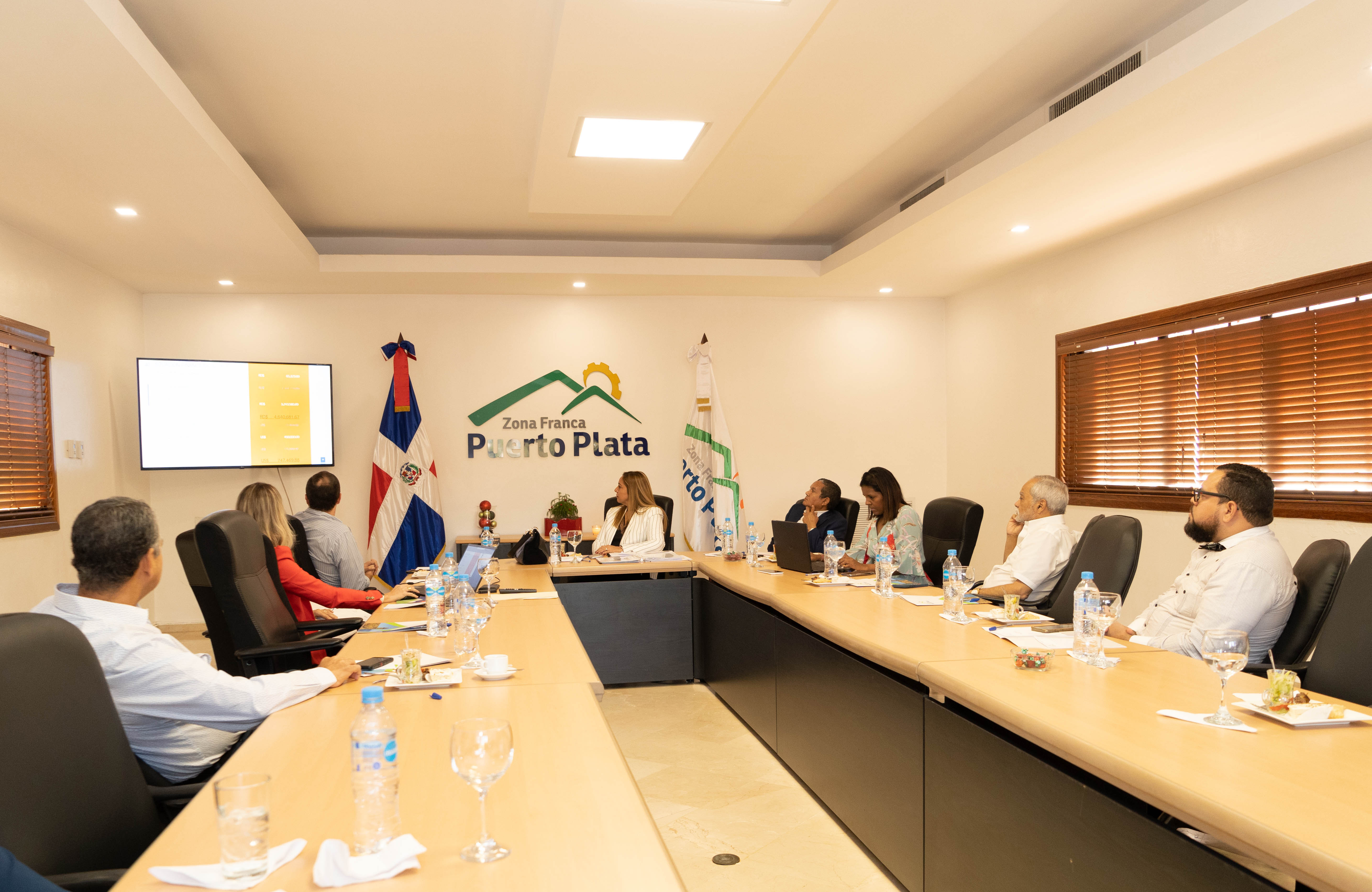 The Puerto Plata Free Zone Council presents 2022 management report during its last meeting of the year